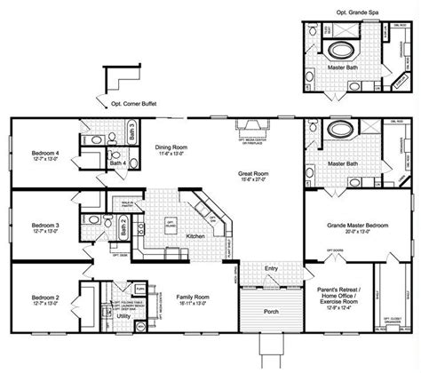 House Plan Style! 20+ House Plans 5 Bedroom Ranch