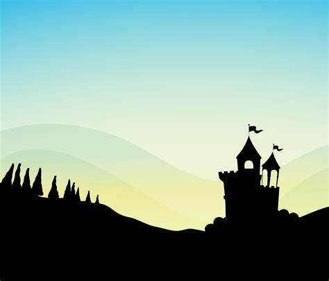 Silhouette Castle 361698 Vector Art at Vecteezy