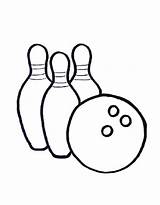 Bowling Pin Template Coloring Page Free Printable PDF sketch template