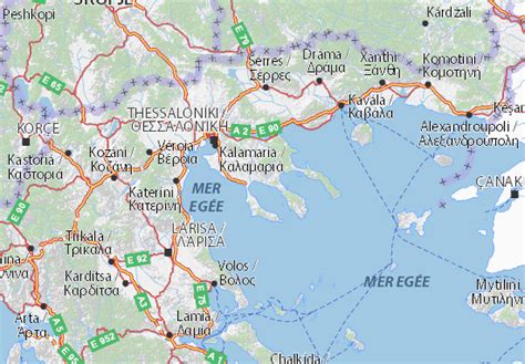 MICHELIN Chalkidiki map - ViaMichelin