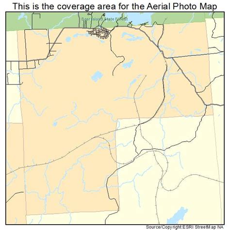 Aerial Photography Map of Babbitt, MN Minnesota