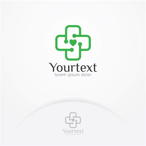 Premium Vector | Medical and treatment logo template