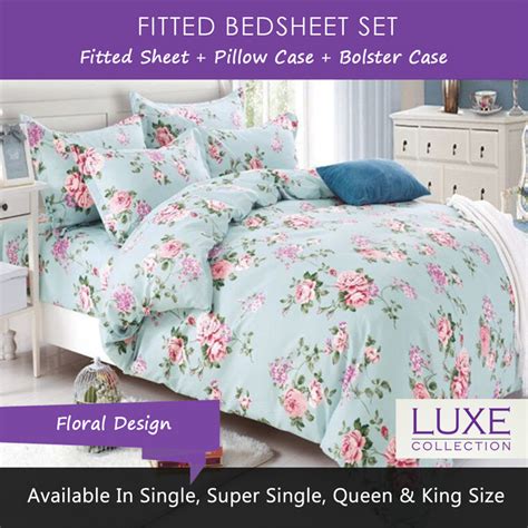 Floral Bedsheet Set | Flower Bedsheet Set | Bed Sheets In Singapore