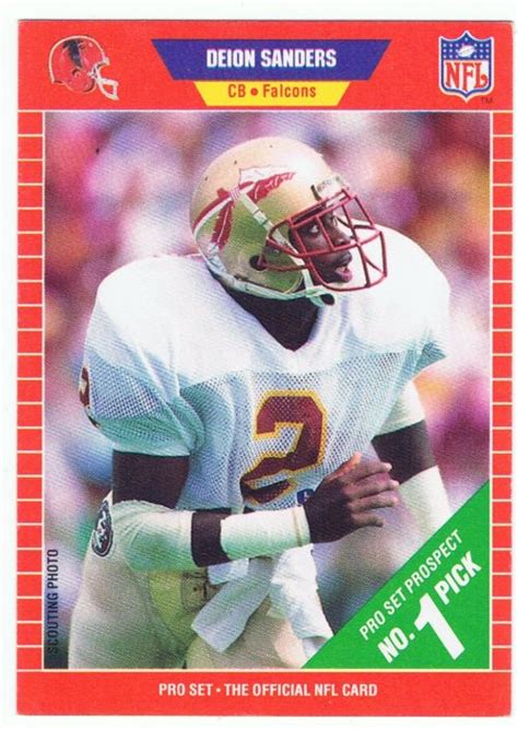 Sanders, Deion 1989 Pro Set Rookie | RK Sports Promotions