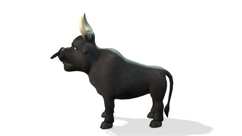 Bull animation 3D model - TurboSquid 1705724