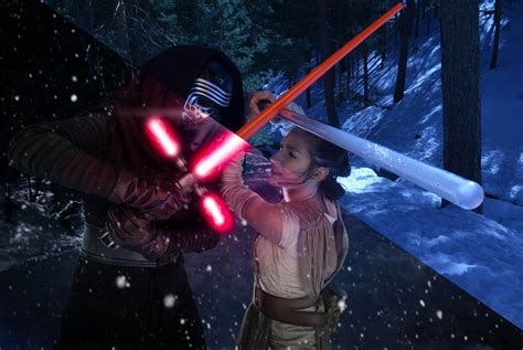 Kylo Ren and Rey Lightsaber Battle Shows Photo Editing Magic « Adafruit ...