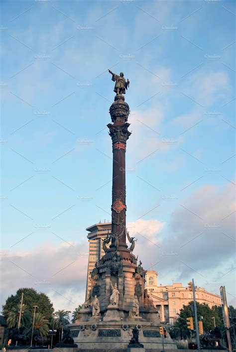 Cristobal Colon Statue | High-Quality Architecture Stock Photos ~ Creative Market