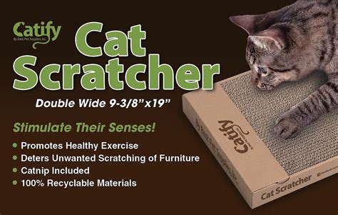 BEST PET SUPPLIES Catify Wide Cat Scratcher Pad Refills, 3 count - Chewy.com