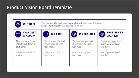 Product Vision Board Template for PowerPoint - SlideModel