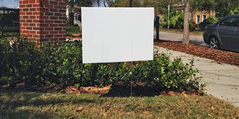 Blank Yard Signs for Sale | Blank Corrugated Plastic Sign Boards