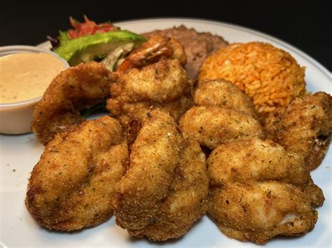 Camarones Empanizados Plate* - Adelita's Taqueria