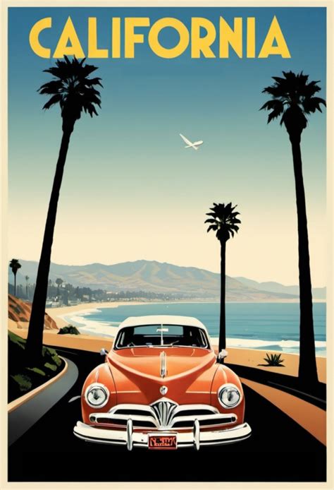 Vintage Travel Poster Free Stock Photo - Public Domain Pictures