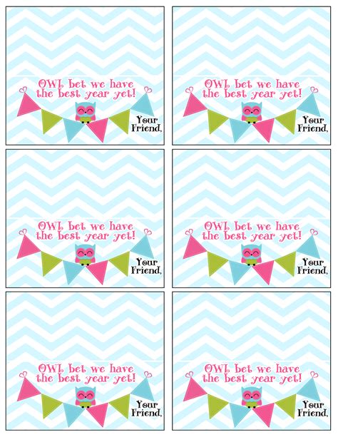 Free Printable Treat Bag Topper Template