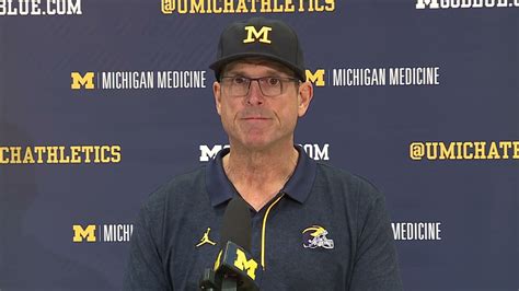 Jim Harbaugh press conference: Michigan turning up a notch for Michigan ...