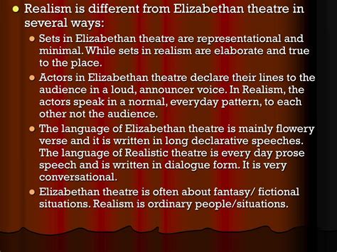 PPT - Realism and Theatre in the 20 th Century PowerPoint Presentation - ID:6677850