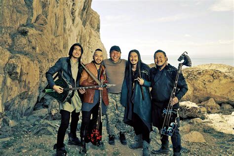 The HU is a Mongolian Hunnu rock band. Gala- Lead throat singer, Morin