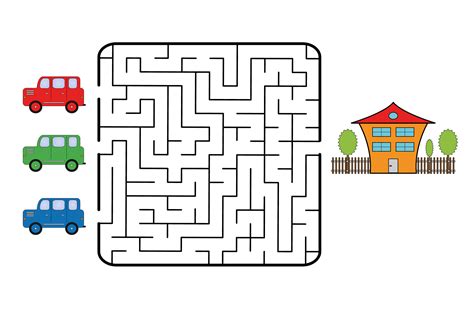 Easy Mazes. Printable Mazes for Kids. - Best Coloring Pages For Kids