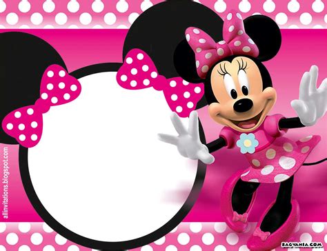 Free Printable Minnie Mouse Birthday Invitations | FREE Printable Birthday Invitation Templates ...