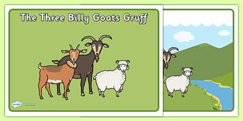 The Three Billy Goats Gruff Story Sequencing - Three Billy Goats