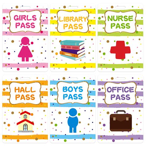 hall passes for classroom - Clip Art Library