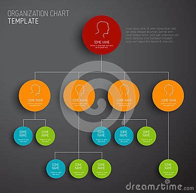 Vector modern and simple organization chart template | Organization ...