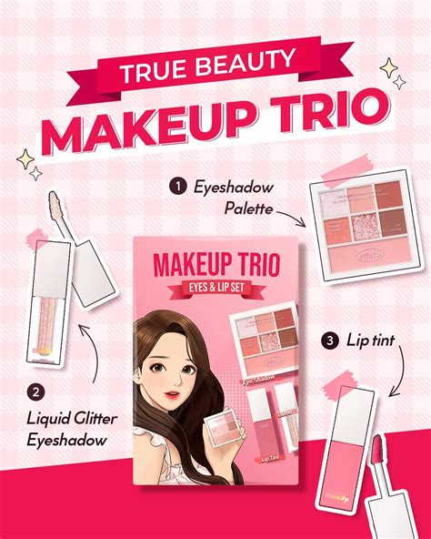 AMTS x True Beauty Makeup Edition Trio Set - 7 Colors Eyeshadows ...