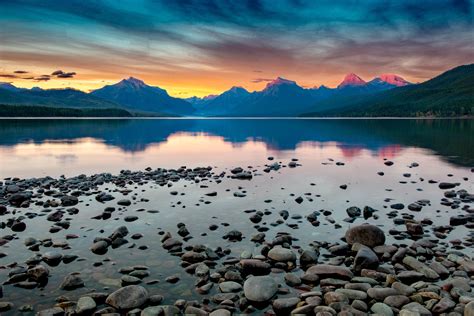 Lake McDonald at Glacier National Park on Monday, Sept. 17th during a ...