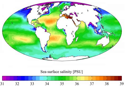 Které moře je nejslanější? | Ocean, Heat map, Oceans of the world