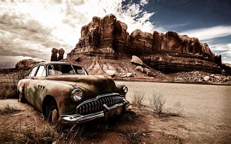 Vintage Dusty Car, HD Cars, 4k Wallpapers, Images, Backgrounds, Photos ...