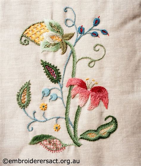 Crewel Embroidery Pattern