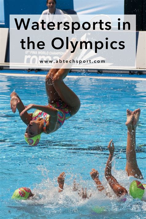 Watersports in the Olympics | Water sports, Olympics, Summer olympics