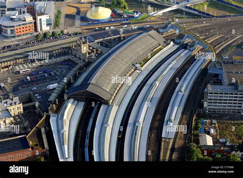 An aerial view of Bristol Temple Meads railway station Stock Photo - Alamy