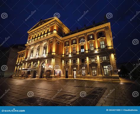 Musikverein Concert Hall in Vienna Editorial Image - Image of wien ...