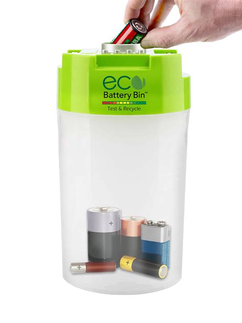 ECO Battery Bin- Test & Recycle Batteries AAA, AA, C, and D - Buy Online in UAE. | Home Garden ...