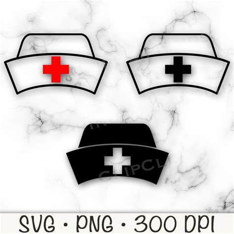 Nurse Hat SVG, Nurse Hat PNG, Nurse Hat Clip Art, Nurse Hat Silhouette ...