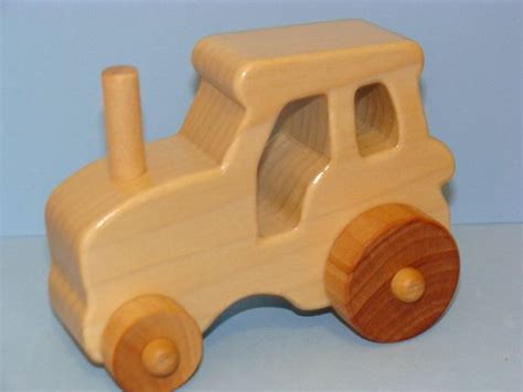 Items similar to Wooden Toy Farm Tractor - Medium on Etsy | Wooden toy farm, Wooden toys, Wood toys