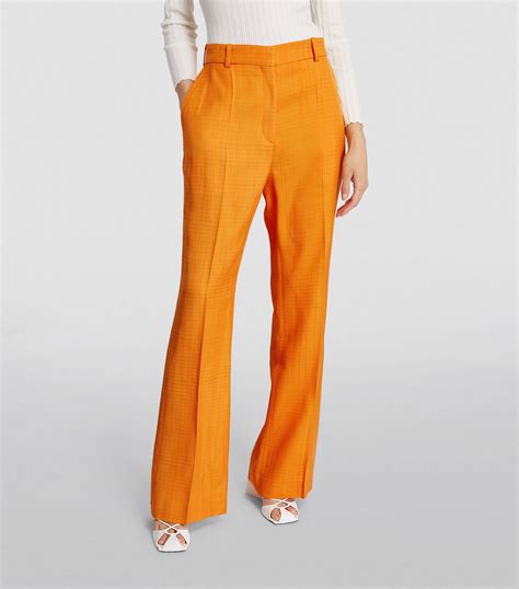 SANDRO Front-Pleat Tailored Trousers | Harrods US