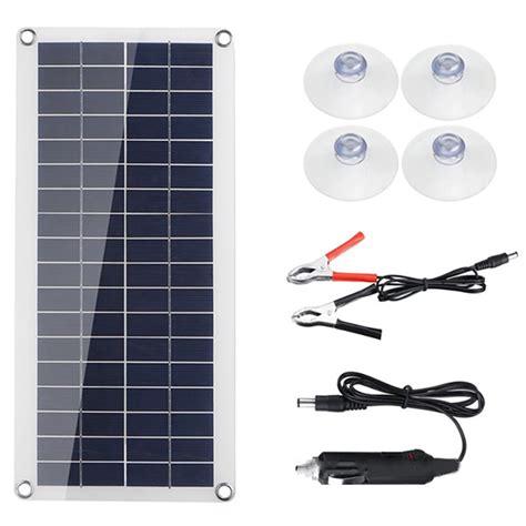 50W Solar Panel Kit 12 Volt Trickle Charger Battery Charger Maintenance Boat Rv Car - Walmart.com