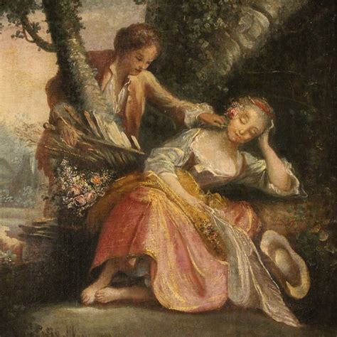 Antiques Atlas - 18th Century French Romantic Scene Painting