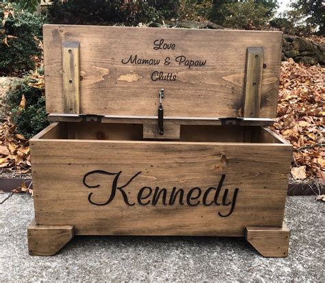 Personalized/hand Carved/toy Chest/toy Box/chest/baby - Etsy