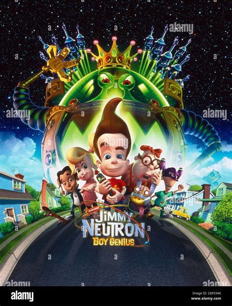 JIMMY NEUTRON: BOY GENIUS, poster art, center: Jimmy Neutron, 2001 ...