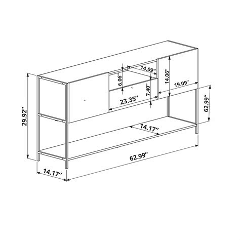 Obiezione Precipizio Nono sideboard dimensions specificare necessario sintomo