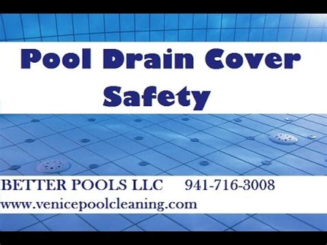 Swimming Pool Drain Cover Safety