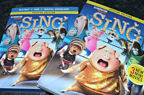 SING DVD and Blu-Ray Movie Release | The Mini Mes and Me