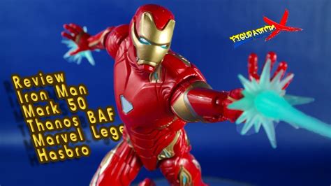 Review Iron Man Mark 50 Avengers Infinity War Marvel Legends Thanos BAF Revision Español - YouTube