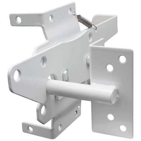 Buy Jake Sales Vinyl Gate Latch White (for Vinyl, Wood, PVC etc Fencing) Fence Gate Latch w/ing ...