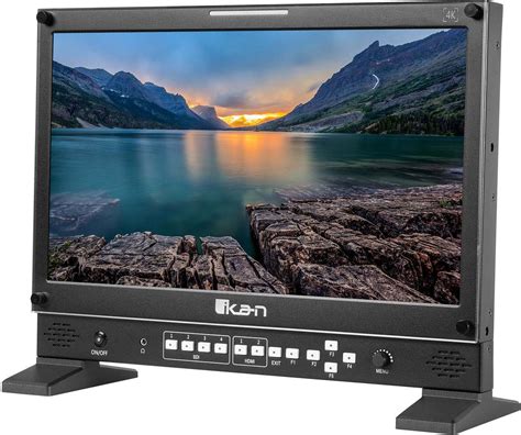 ikan AX17 Atlas 17-Inch Native 4K Quad 3G-SDI Monitor w/ Dual HDMI Inputs