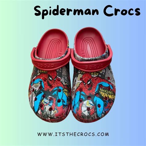 Spiderman Crocs, Clogs for Adults, Kids (2024) - Its The Crocs