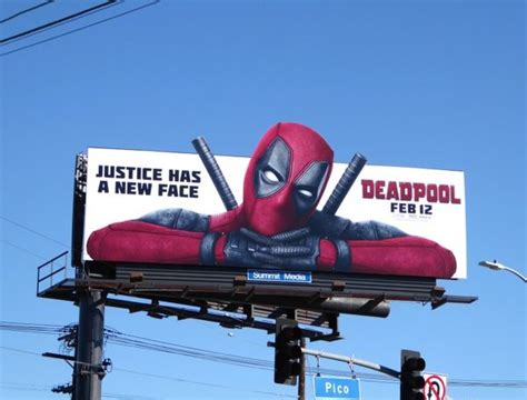 Deadpool movie billboards... Advertising for Movies TV Fashion Drinks Technology and More ...