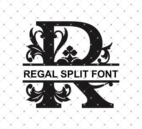 Free Cricut Split Monogram Fonts | IUCN Water